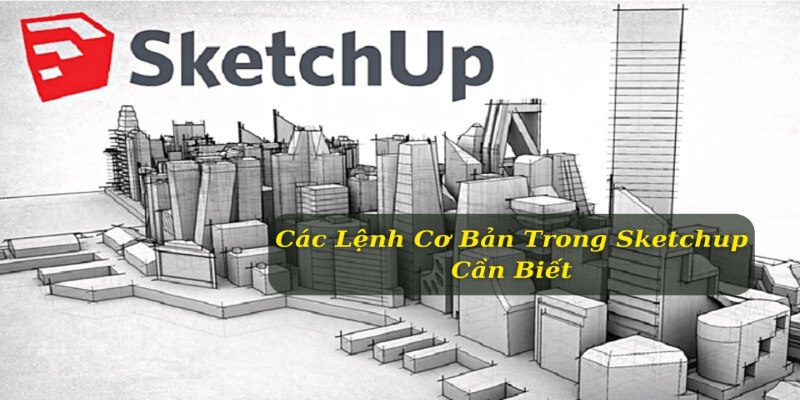 Kiến thức cơ bản về lệnh trong Sketchup